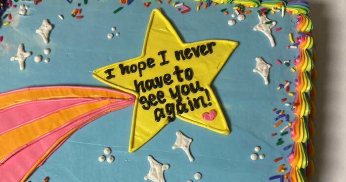 “Too Old For Leo DiCaprio”: 49 Funny Photos Of Cakes That Reflect Honest Emotions