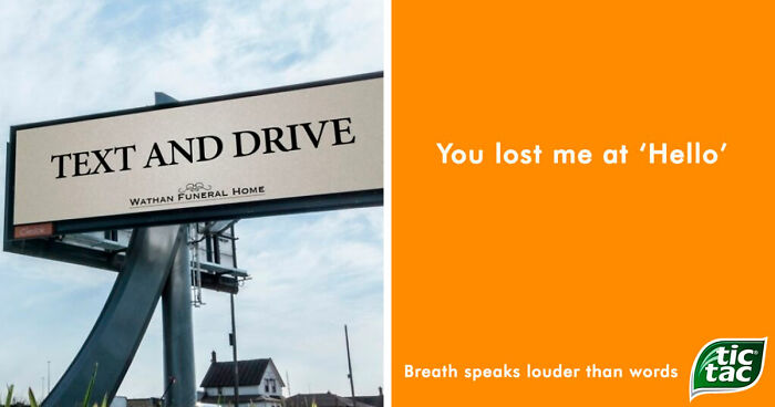 63 Print Advertisements That Used Humor And Creativity To Make Their Competitors Look Boring