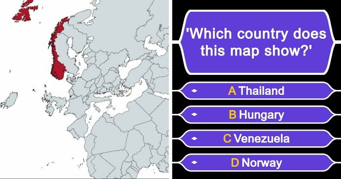 From France To Japan: 33 Rotated Country Maps That Only Geography Geniuses Will Identify