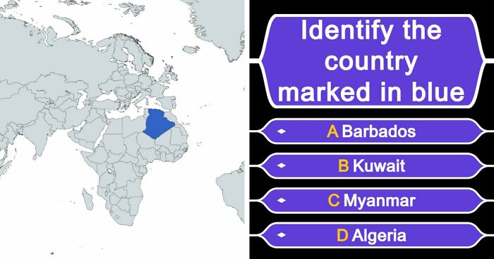 From France To Japan: 33 Rotated Country Maps That Only Geography Geniuses Will Identify