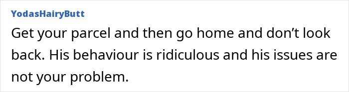 Commenter responding to a guy claiming food shopping is triggering, criticizing his behavior and coping methods online. Commenter responding to a guy claiming food shopping is triggering, criticizing his behavior and coping methods online.