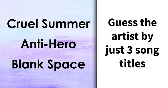 Prove You Can Guess All 30 Famous Music Artists From Just 3 Of Their Most Popular Songs