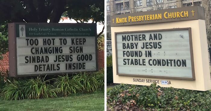 72 Church Signs That Made People Stop, Laugh, And Snap A Photo (New Pics)