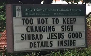 50 Church Signs That Took Humor Seriously And Nailed It (New Pics)