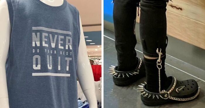 “Life’s Too Short For Boring Pants”: 64 Fashion Fails That Deserve Their Own Runway