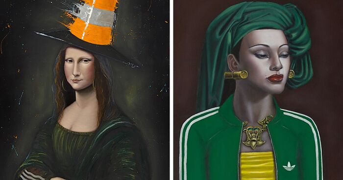 This Scottish Artist Gives Famous Paintings A Modern Street Culture Twist (40 Pics)