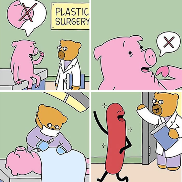 24 Unexpectedly Funny Comics By Ryan Pagelow Featuring A Hot Dog