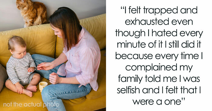 Child-Loathing Lady Flees Her Home After Her Family Tries To Force Her To Be A Free Nanny