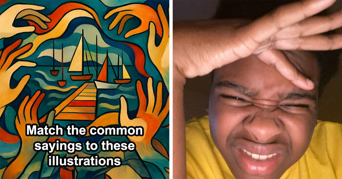 Match These Illustrations Of 35 Common Sayings To Prove Your Wisdom In This Visual Quiz
