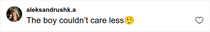 User comment on social media expressing disinterest, related to Timoth&eacute;e Chalamet's tone deaf message for fans in Ukraine backlash.