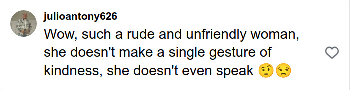 Social media comment criticizing Jennifer Lopez for rude interaction, sparking backlash at Golden Globes event.