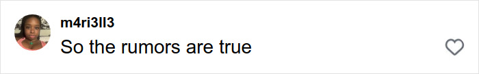 Comment on social media post reading So the rumors are true, related to GlamBOT King viral interaction with Jennifer Lopez at Golden Globes.
