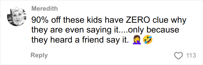 Social media comment highlighting overused slang words and phrases to be banished in 2026 by experts.