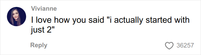 Screenshot of a woman’s social media comment discussing having multiple parents, sparking online curiosity and bafflement.