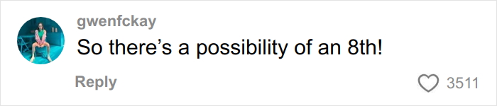Social media comment expressing surprise about a woman who shares why she has 7 parents, sparking online bafflement. Social media comment expressing surprise about a woman who shares why she has 7 parents, sparking online bafflement.