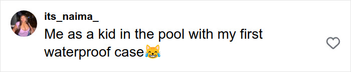 Screenshot of a TikTok comment comparing a child in a pool with a waterproof case to Margot Robbie’s underwater cover shoot. Screenshot of a TikTok comment comparing a child in a pool with a waterproof case to Margot Robbie’s underwater cover shoot.