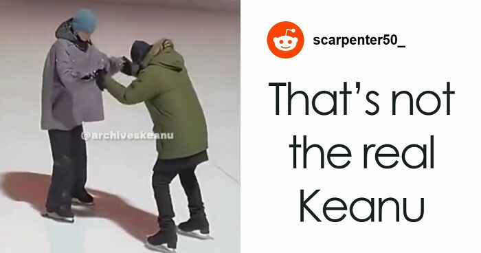 Video Of Keanu Reeves “In Pain” While Ice Skating With Girlfriend Reignites Conspiracy Theories