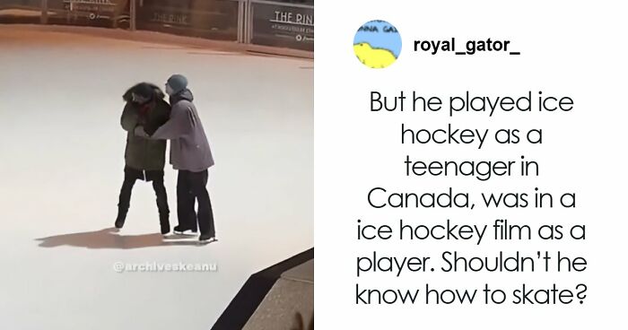 Video of Keanu Reeves Ice Skating With Alexandra Grant Leaves Fans Worried and Reignites Rumors