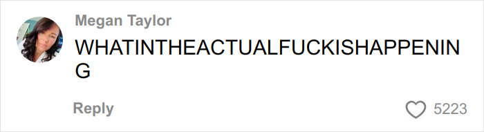 User Megan Taylor commenting in uppercase letters on a social media post about Kelly Osbourne fans urging her to seek help.