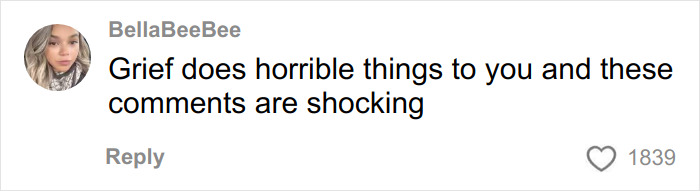 Screenshot of a social media comment expressing concern about Kelly Osbourne's health after her recent video.