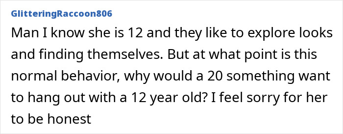North West interacting with adults, sparking criticism and raising concerns about her behavior and social circle.