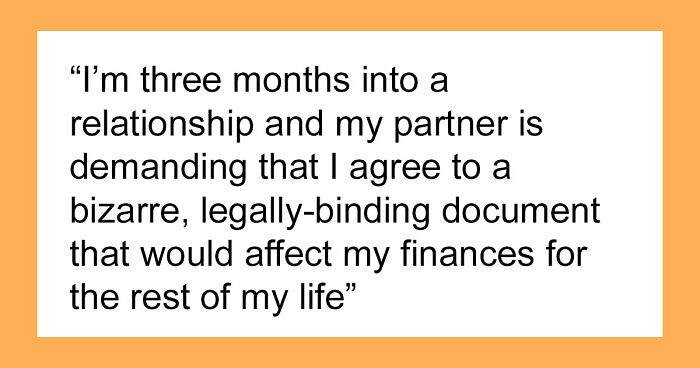 Woman Forces BF To Sign A Contract That Would Give Her A Share Of His Income For The Rest Of His Life