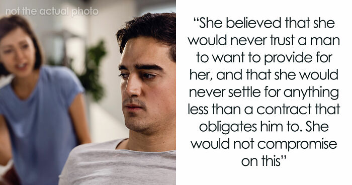 Woman Forces BF To Sign A Contract That Would Give Her A Share Of His Income For The Rest Of His Life