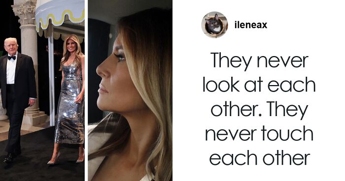 Melania Trump’s Body Language At Mar-a-Lago New Year’s Eve Bash Prompts Theories