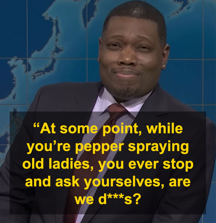 Comedian Michael Che on SNL delivering a controversial joke about ICE that sparked a heated debate.