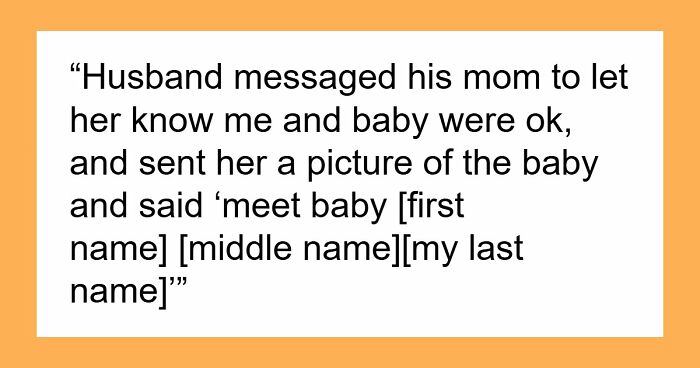 MIL Smashes Baby Name Boundaries, Stunned Parents Go No-Contact