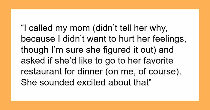 Lady Cancels Mom’s B-Day Dinner, Takes Her To Her Favorite Restaurant Instead, Broke Bros Get Mad
