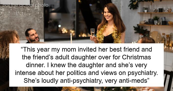 X-Mas Dinner Turns Ugly After Guest Attacks Lady For Taking Meds, Host Kicks Her Out