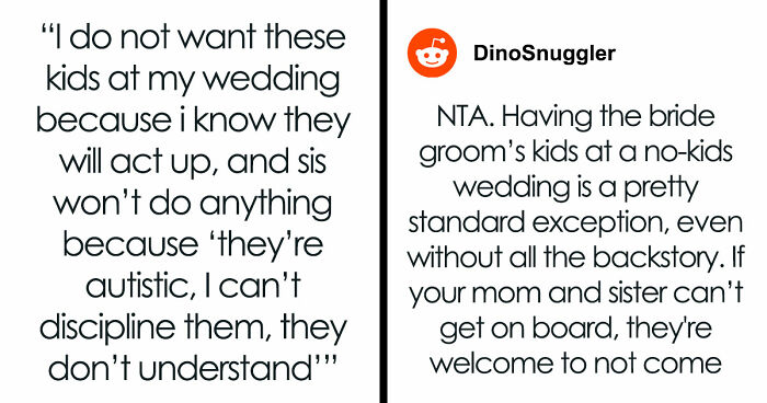 Mom Tries To Force Bride-To-Be To Include Sister’s Unruly Kids At Her Wedding, Gets Uninvited Fast