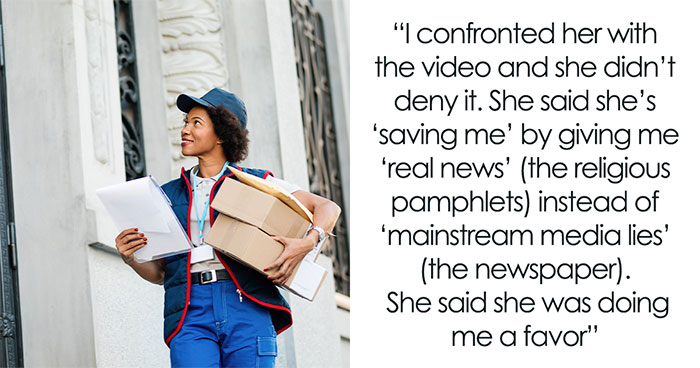 Neighbor Replaces Person’s Newspaper With Pamphlets, Tells Cops She’s “Ministering To A Lost Soul”