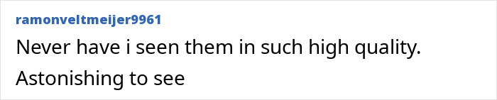 Comment text discussing never-before-seen footage of uncontacted Amazonian tribe with high quality and astonishment.