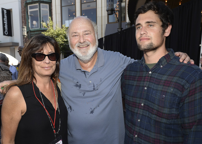 Nick Reiner’s family posing together outdoors, sharing a moment amid legal case developments. Nick Reiner’s family posing together outdoors, sharing a moment amid legal case developments.