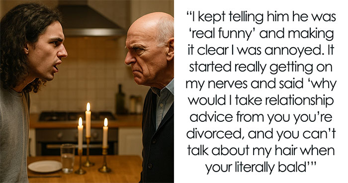 Bald And Divorced Man Shames Nephew For Having Long Hair And Cooking For GF, He Finally Snaps