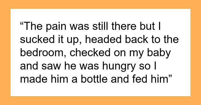 Man Has No Empathy For GF In Pain, Sleeps While She Waits For An Ambulance, Ignores Their Baby