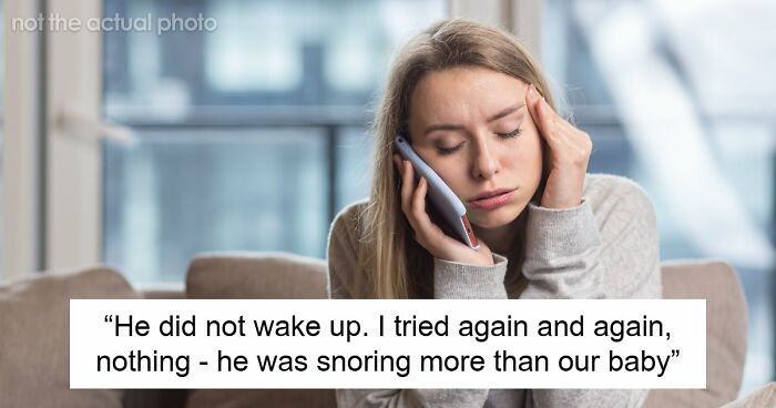 Man Has No Empathy For GF In Pain, Sleeps While She Waits For An Ambulance, Ignores Their Baby