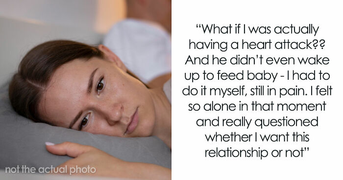 Man Has No Empathy For GF In Pain, Sleeps While She Waits For An Ambulance, Ignores Their Baby
