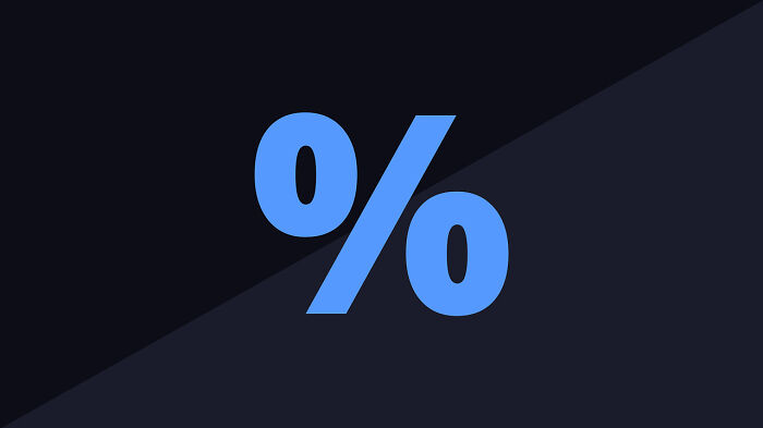 Blue percentage symbol on a dark background representing tricky logic puzzles inspired by the 1 percent club challenge. Blue percentage symbol on a dark background representing tricky logic puzzles inspired by the 1 percent club challenge.