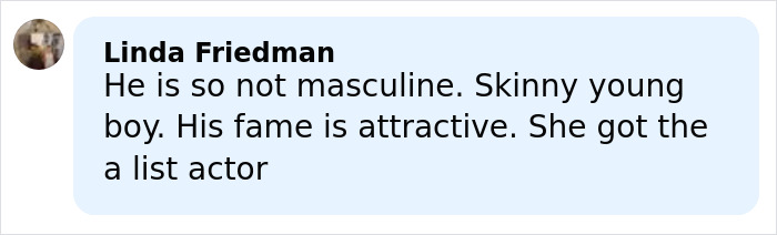 Comment by Linda Friedman discussing masculinity and fame of Timoth&eacute;e Chalamet and Kylie Jenner&rsquo;s appearance together.