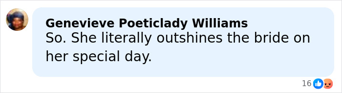 Comment highlighting fans scrutinizing Taylor Swift's look for trying to upstage the bride at a friend's wedding. Comment highlighting fans scrutinizing Taylor Swift's look for trying to upstage the bride at a friend's wedding.
