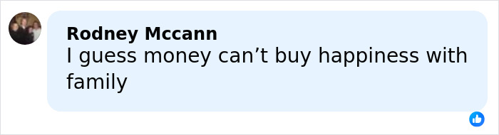 Comment from Rodney Mccann reacting to Brooklyn Beckham legal letter amid family feud on social media platform. Comment from Rodney Mccann reacting to Brooklyn Beckham legal letter amid family feud on social media platform.