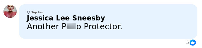 Jessica Lee Sneesby commenting as a top fan on a social media post about Melissa Gilbert&rsquo;s letter to judge.