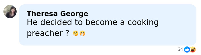 Comment on social media post mentioning Guy Fieri’s 58th birthday glow-up and his change from spiky blonde hair. Comment on social media post mentioning Guy Fieri’s 58th birthday glow-up and his change from spiky blonde hair.