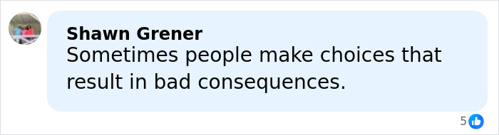 Comment from Shawn Grener on social media, discussing consequences related to Renee Good’s wife fatal ICE incident. Comment from Shawn Grener on social media, discussing consequences related to Renee Good’s wife fatal ICE incident.