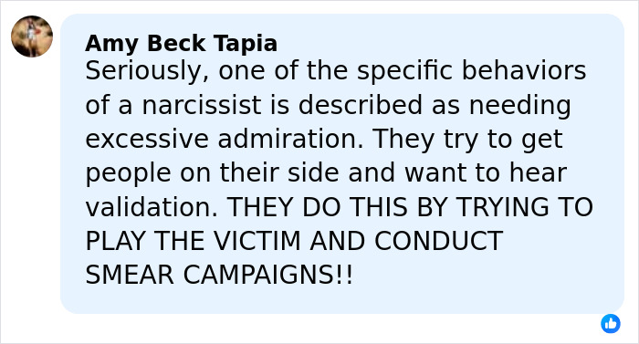 Text message about narcissistic behavior and smear campaigns linked to Blake Lively and Ryan Reynolds's texts in Justin Baldoni case. Text message about narcissistic behavior and smear campaigns linked to Blake Lively and Ryan Reynolds's texts in Justin Baldoni case.