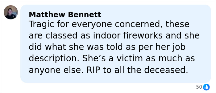 Comment by Matthew Bennett discussing the fate of waitress allegedly involved in Swiss ski resort fire tragedy. Comment by Matthew Bennett discussing the fate of waitress allegedly involved in Swiss ski resort fire tragedy.