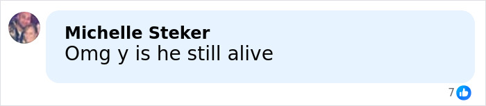 Screenshot of a social media comment reacting to a five-year-old&rsquo;s chilling last words before she disappeared in Alligator Alley.